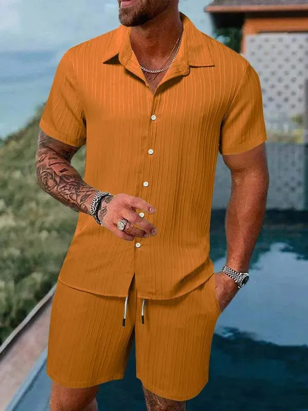 Spring & Summer Men's Sports Polo Set