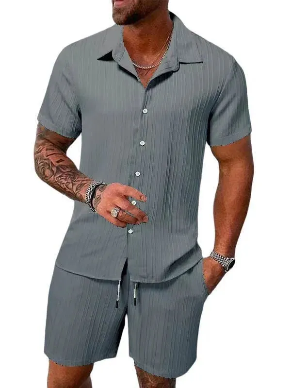 Spring & Summer Men's Sports Polo Set