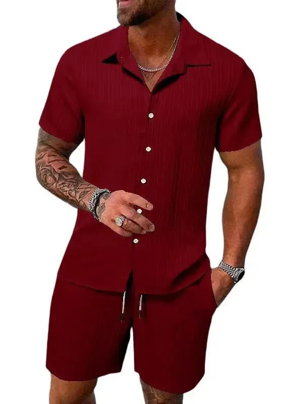 Spring & Summer Men's Sports Polo Set