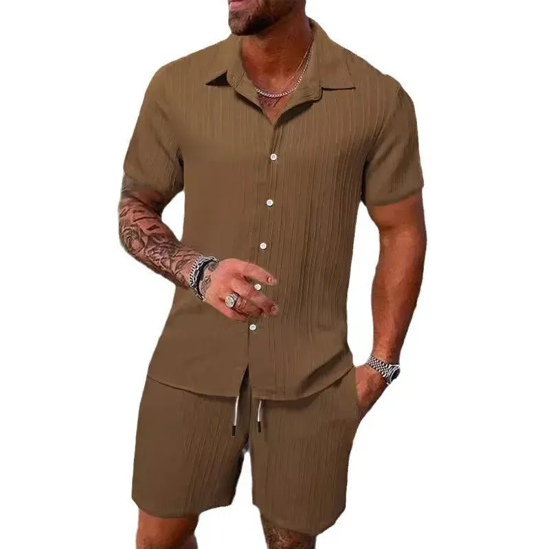 Spring & Summer Men's Sports Polo Set
