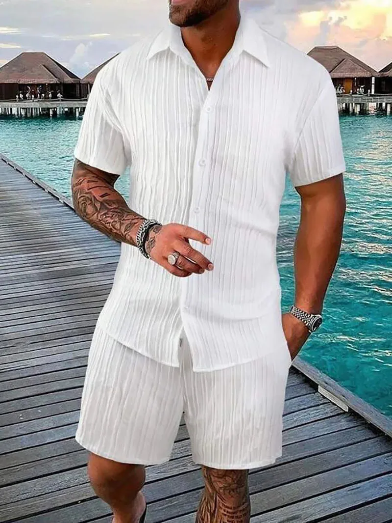 Spring & Summer Men's Sports Polo Set