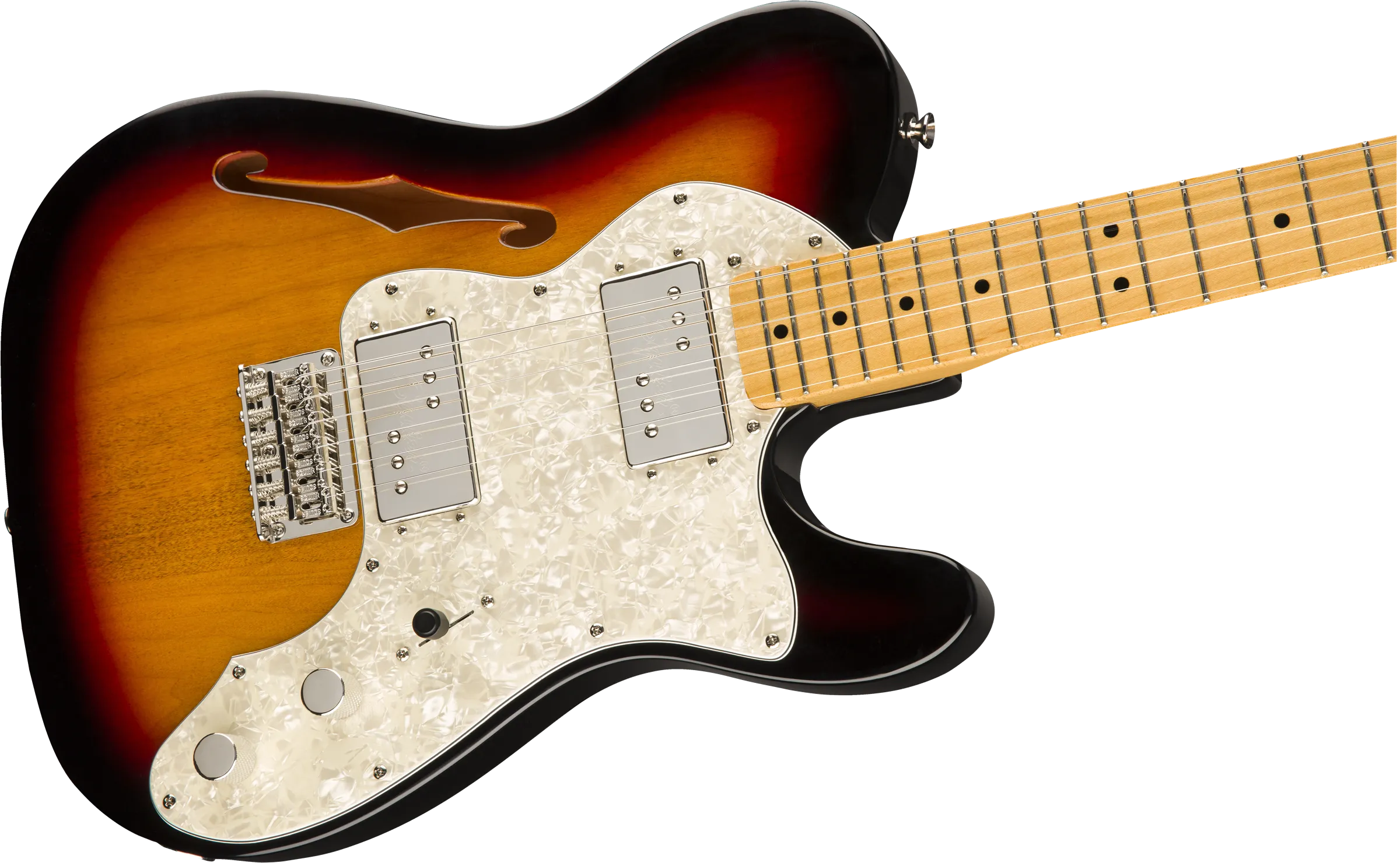Squier Classic Vibe '70s Telecaster® Thinline, Maple Fingerboard, 3-Color Sunburst