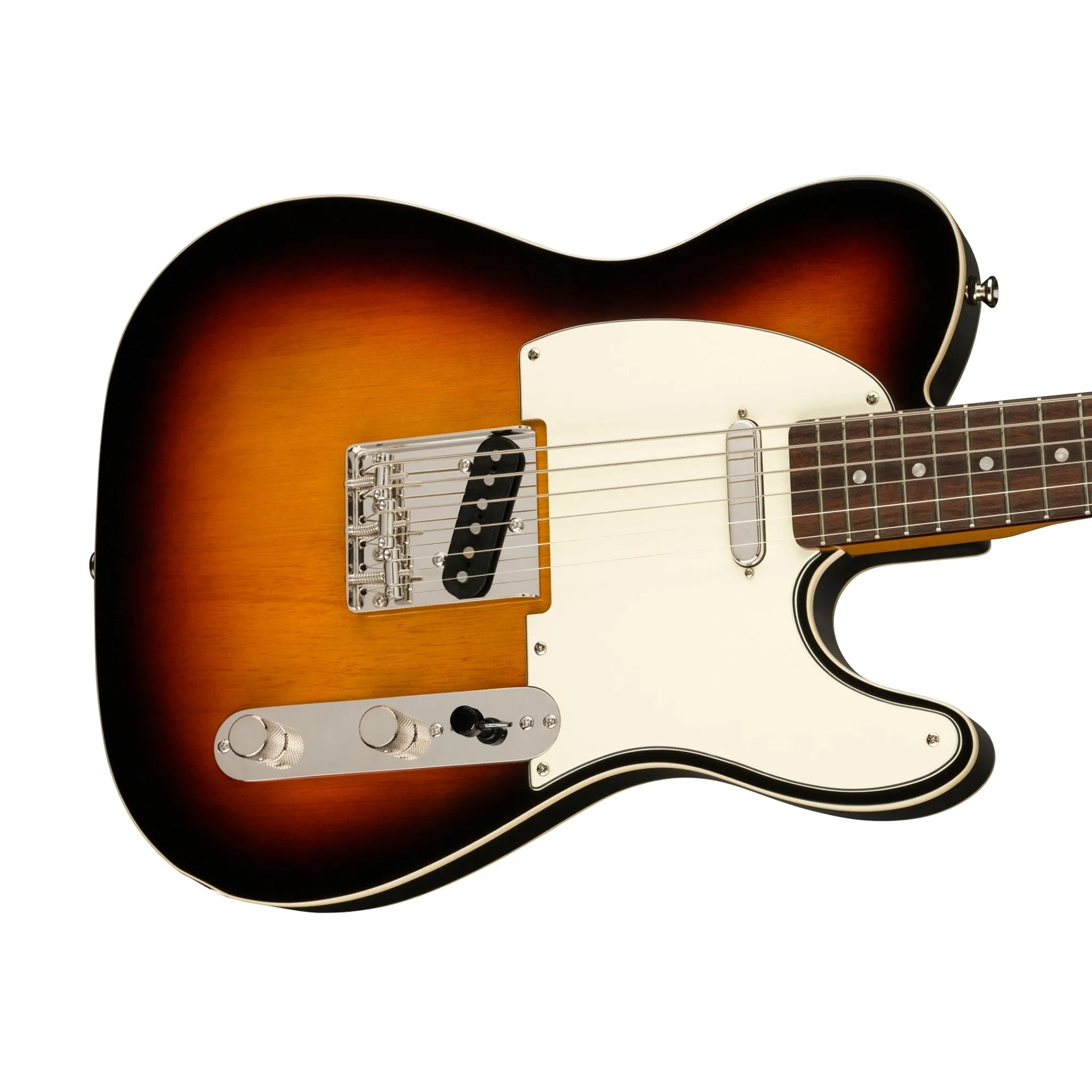 Squier Classic Vibe Baritone Custom Telecaster Electric Guitar, 3 Colour Sunburst