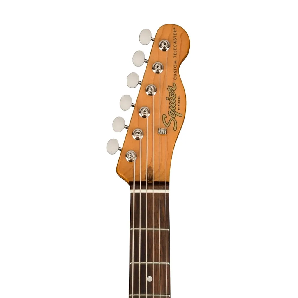 Squier Classic Vibe Baritone Custom Telecaster Electric Guitar, 3 Colour Sunburst
