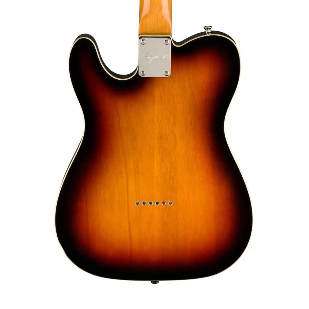 Squier Classic Vibe Baritone Custom Telecaster Electric Guitar, 3 Colour Sunburst