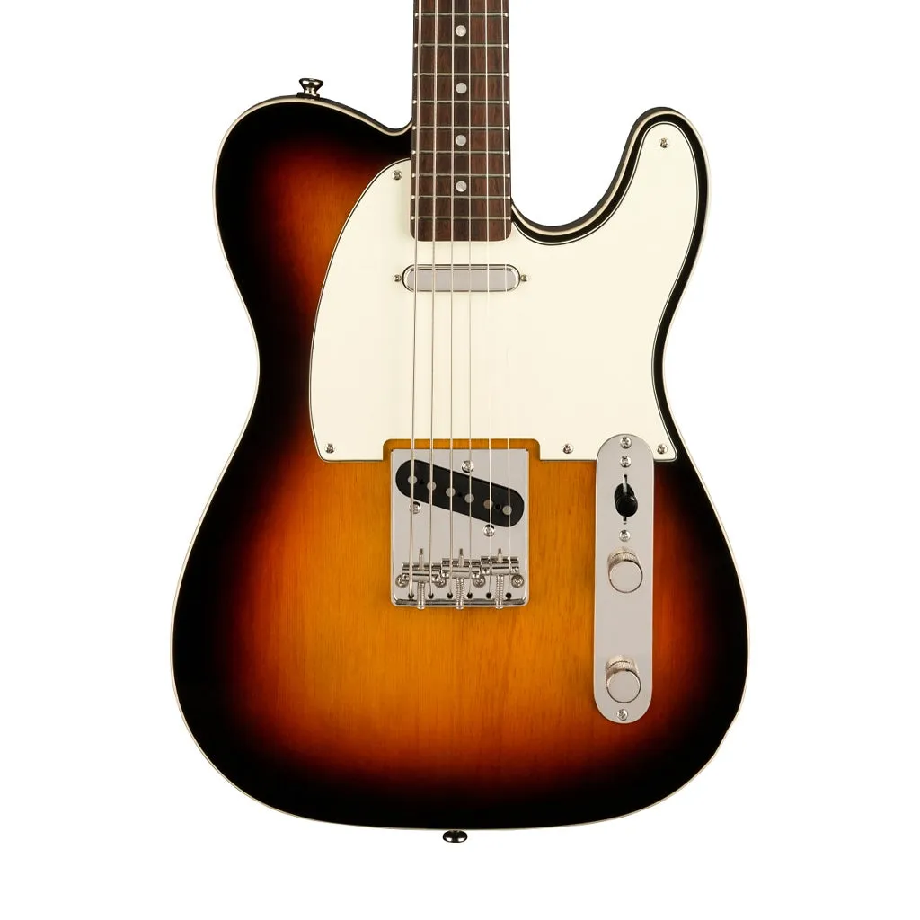Squier Classic Vibe Baritone Custom Telecaster Electric Guitar, 3 Colour Sunburst