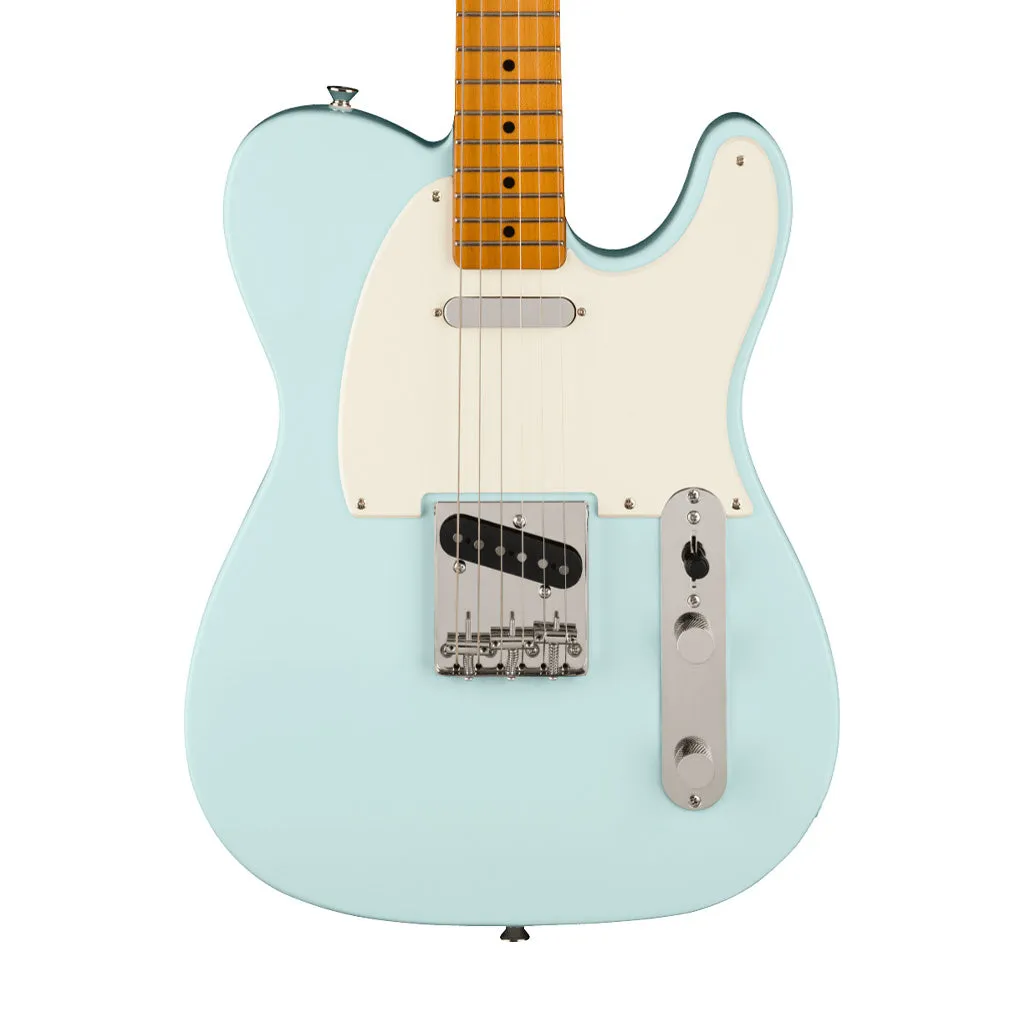 Squier FSR Classic Vibe 50s Telecaster Electric Guitar, Maple FB, Sonic Blue