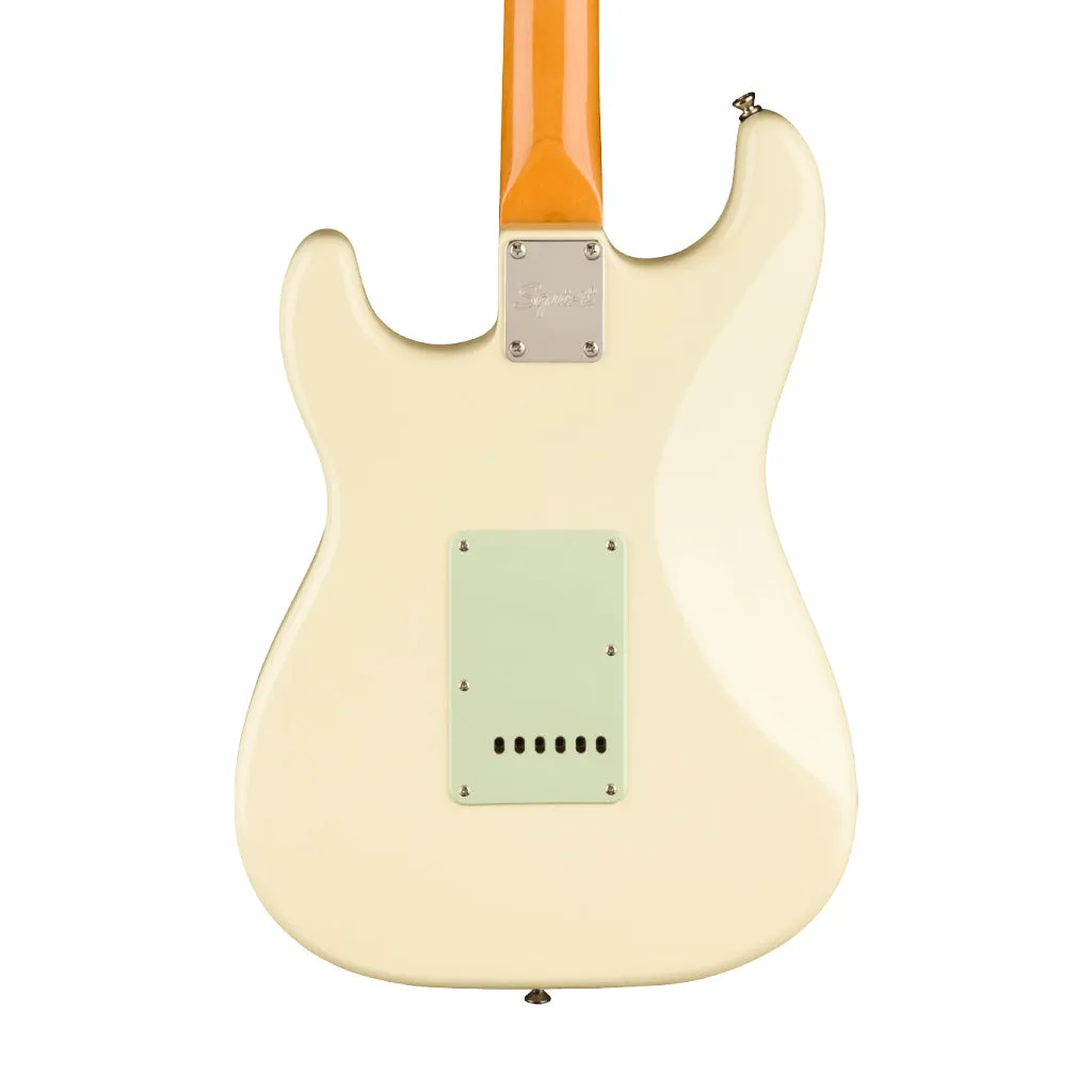 Squier FSR Classic Vibe 60s Stratocaster Electric Guitar, Indian Laurel FB, Olympic White