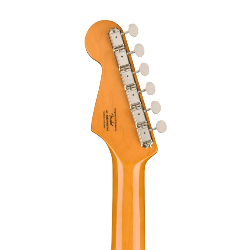 Squier FSR Classic Vibe 60s Stratocaster Electric Guitar, Indian Laurel FB, Olympic White