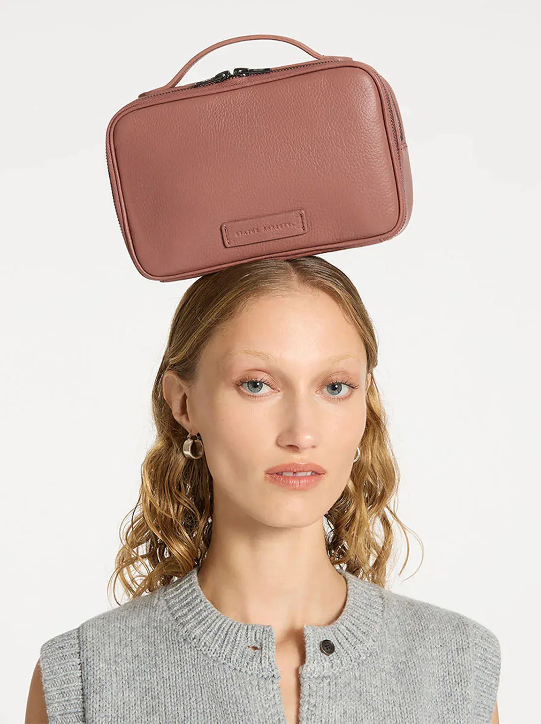 Status Anxiety - Other Side Toiletry Bag - Dusty Rose