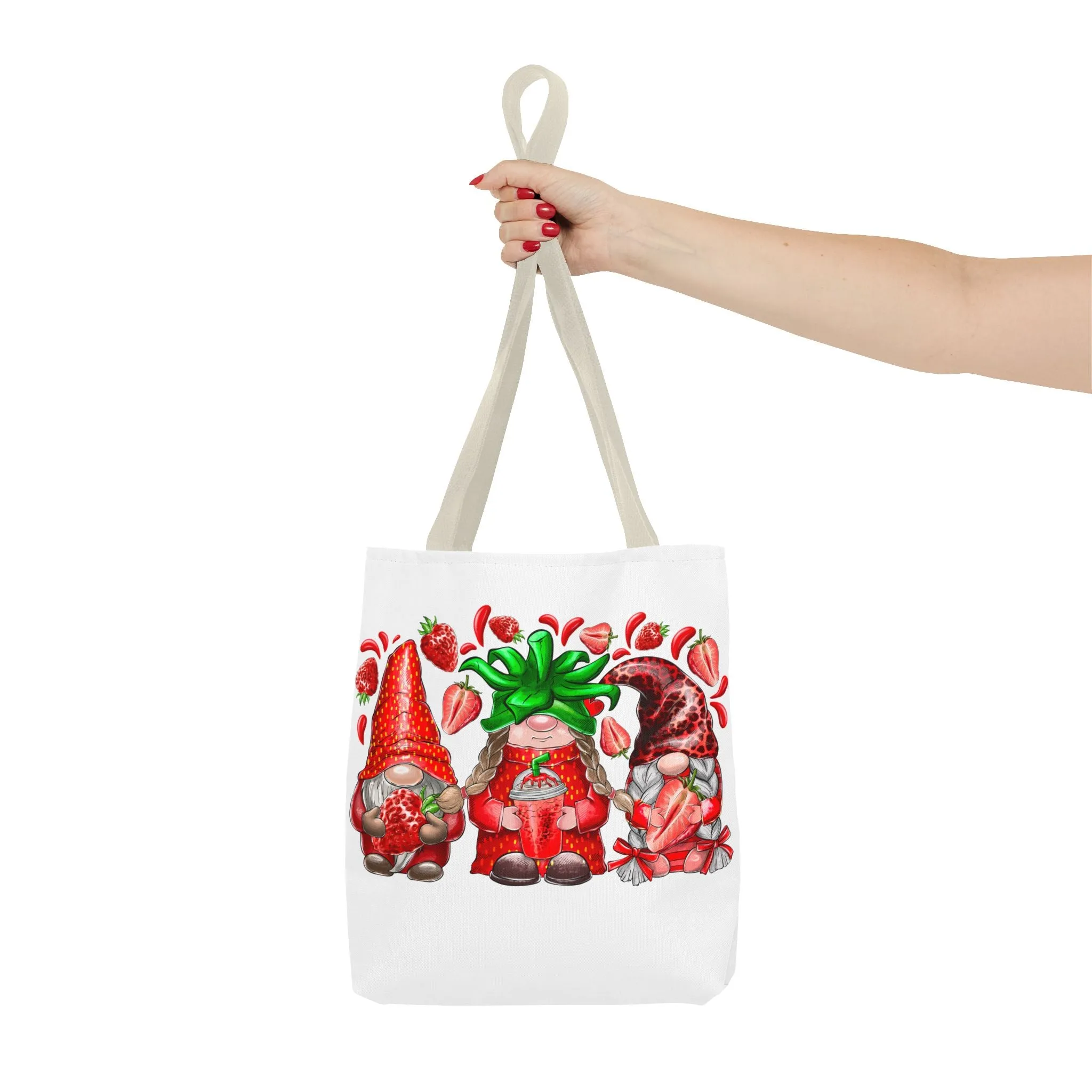 Strawberry Gnomes Tote Bag