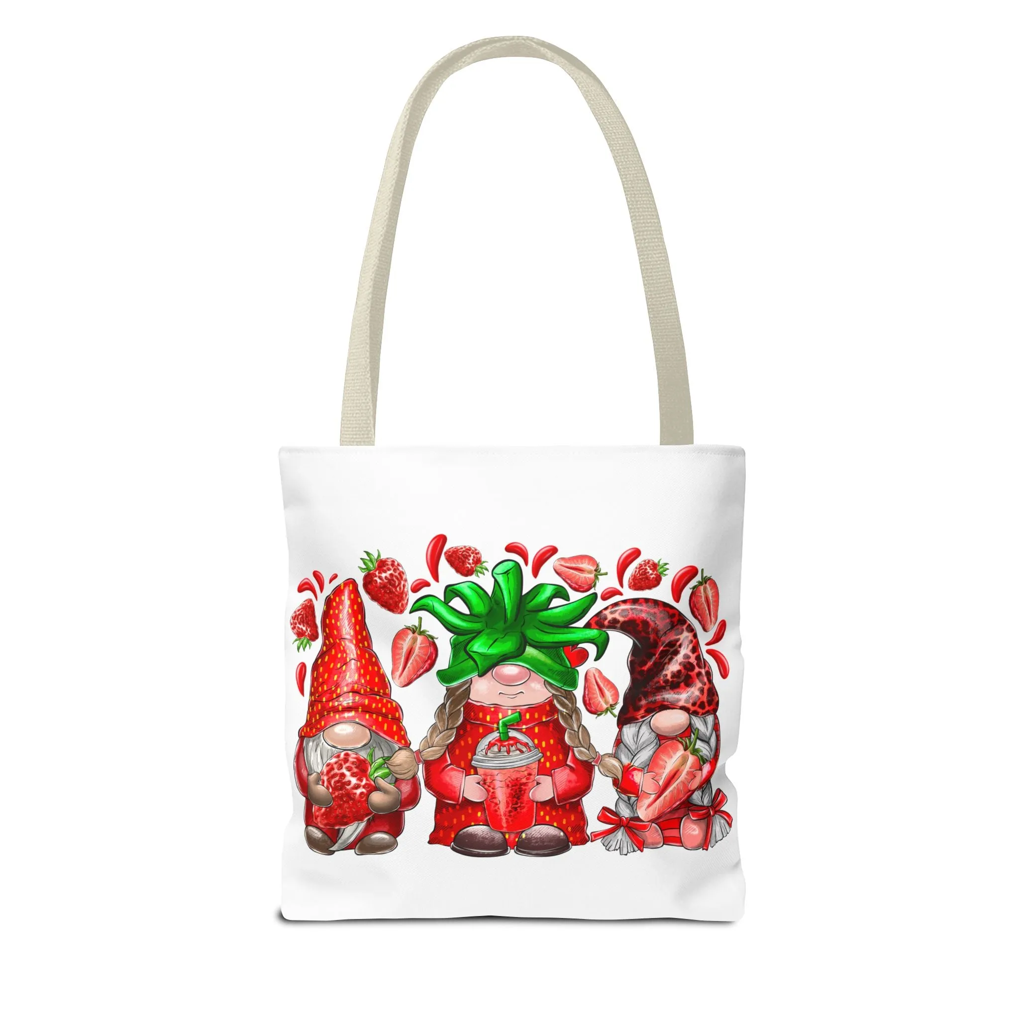 Strawberry Gnomes Tote Bag