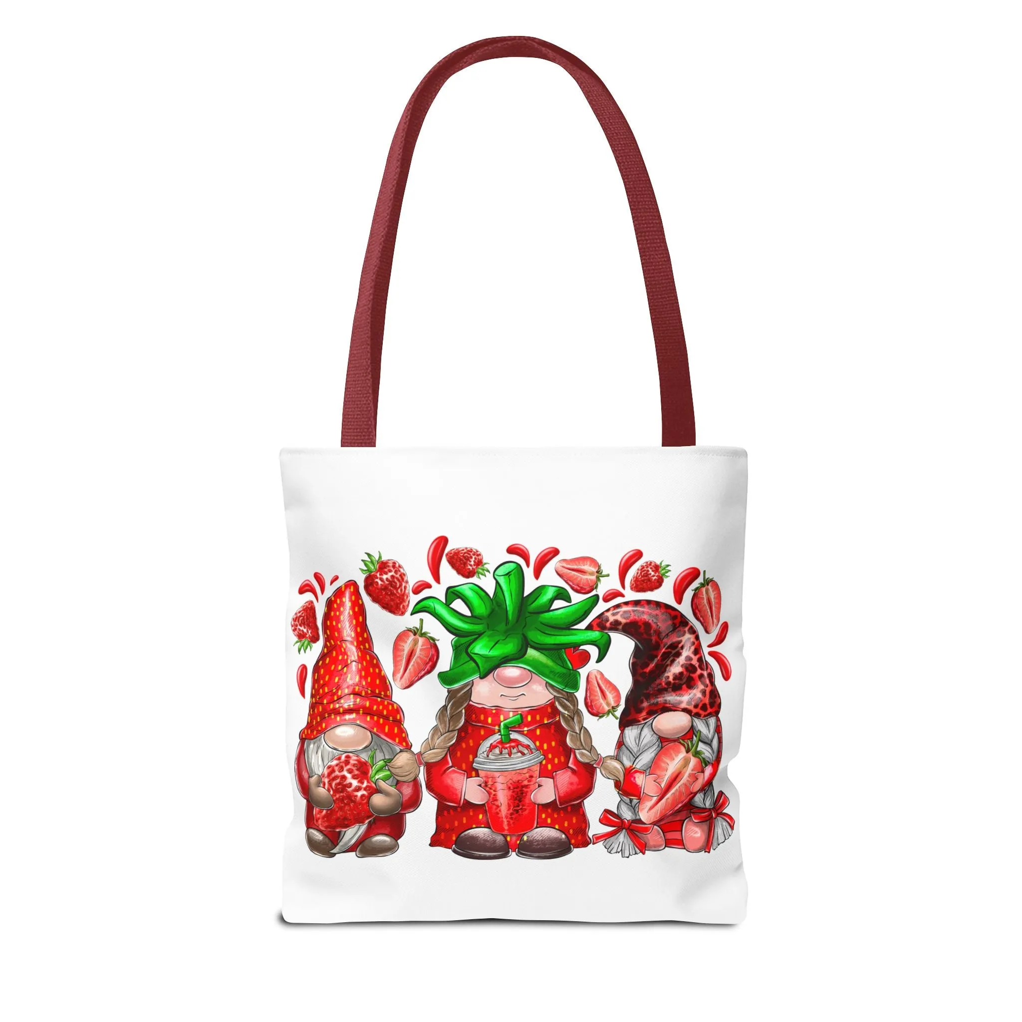 Strawberry Gnomes Tote Bag