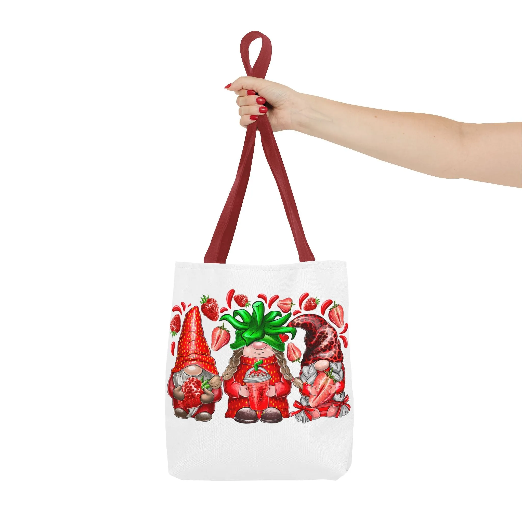 Strawberry Gnomes Tote Bag