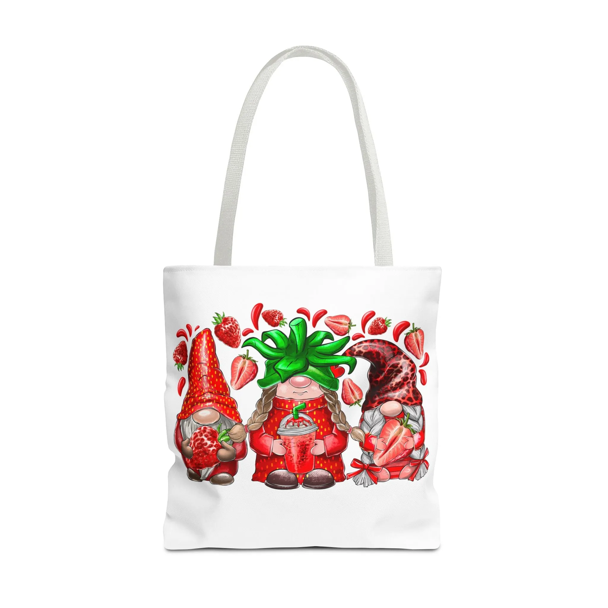 Strawberry Gnomes Tote Bag