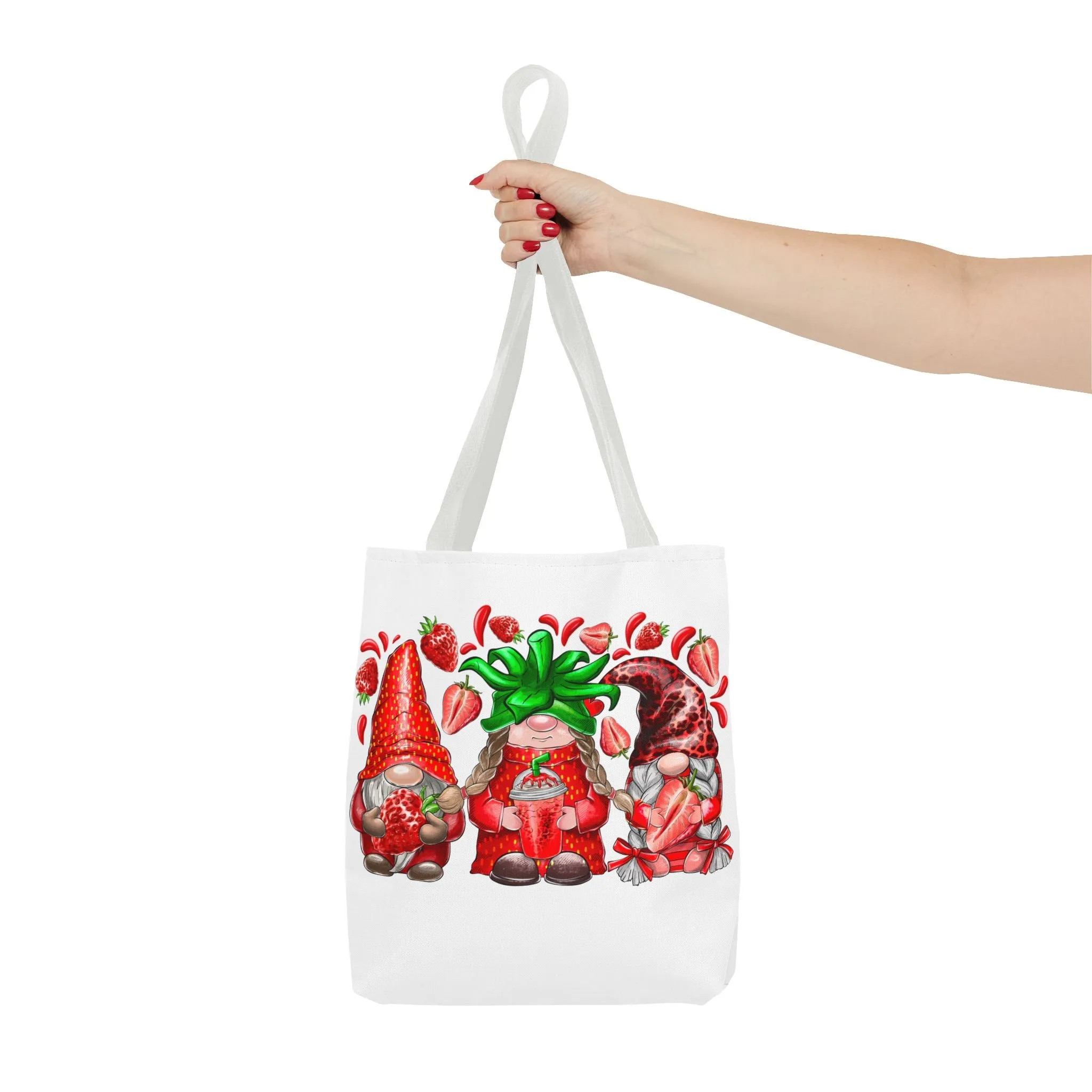Strawberry Gnomes Tote Bag