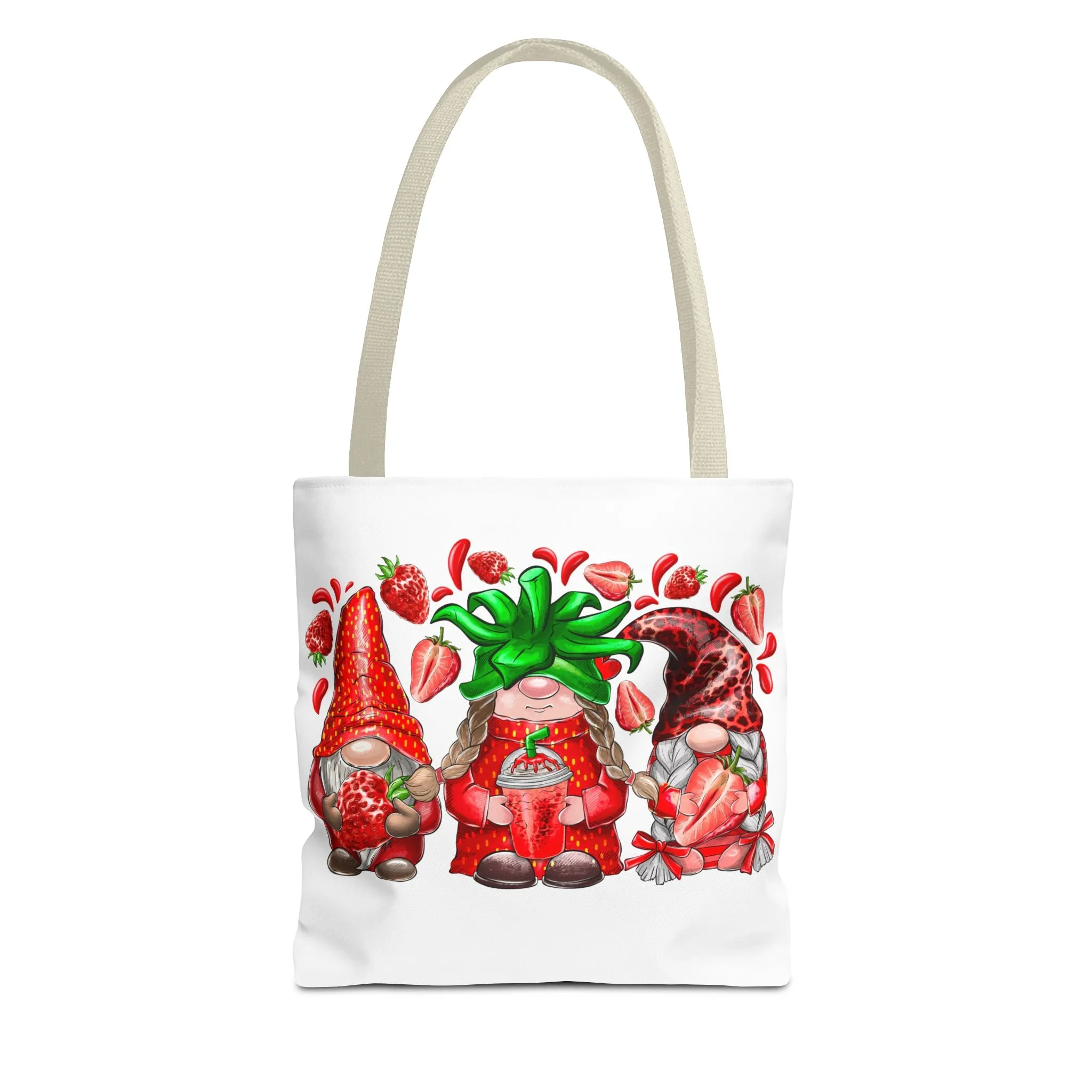 Strawberry Gnomes Tote Bag