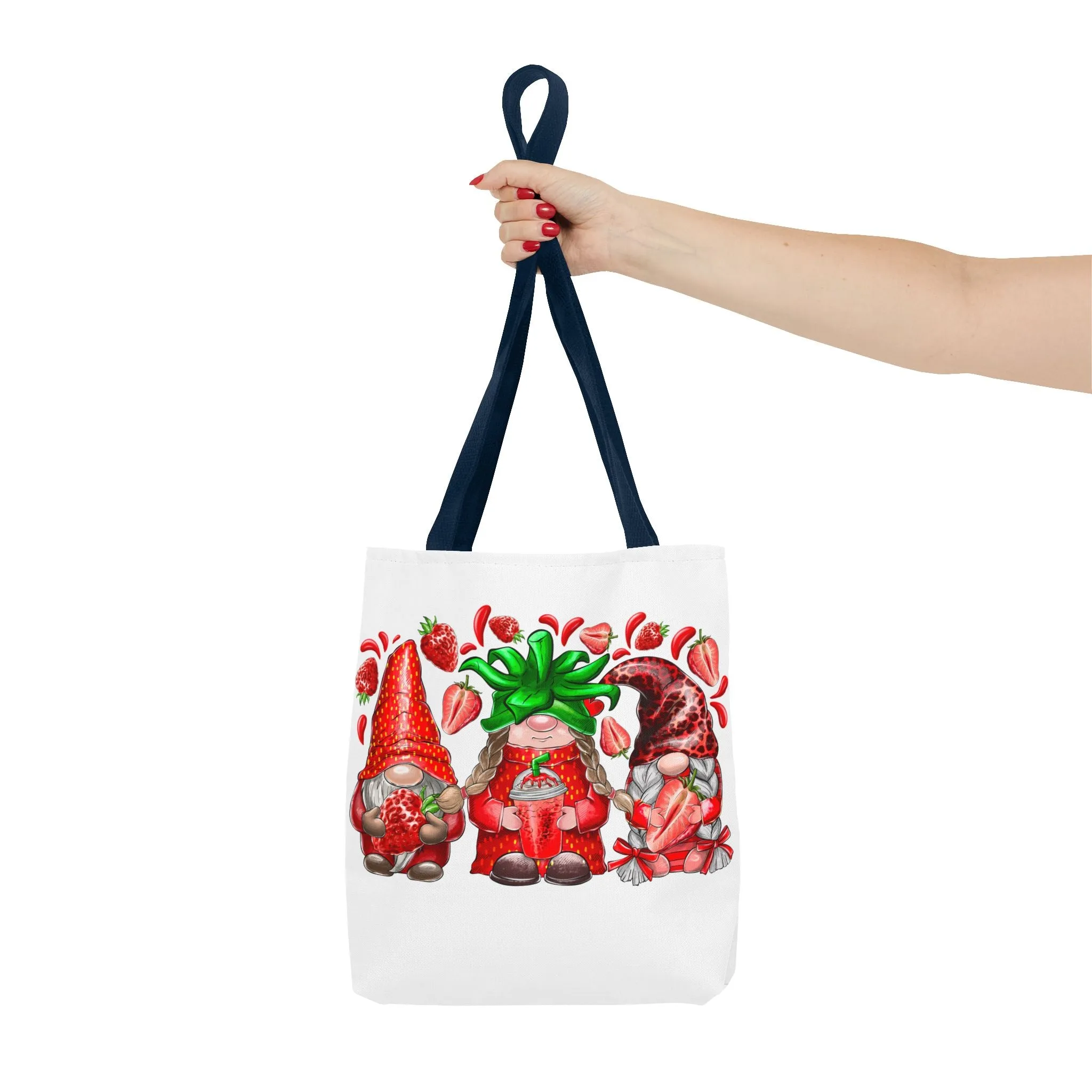 Strawberry Gnomes Tote Bag
