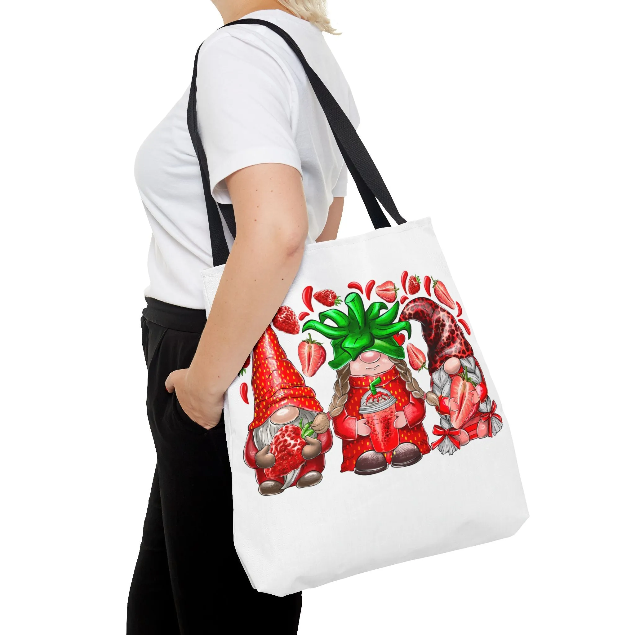 Strawberry Gnomes Tote Bag