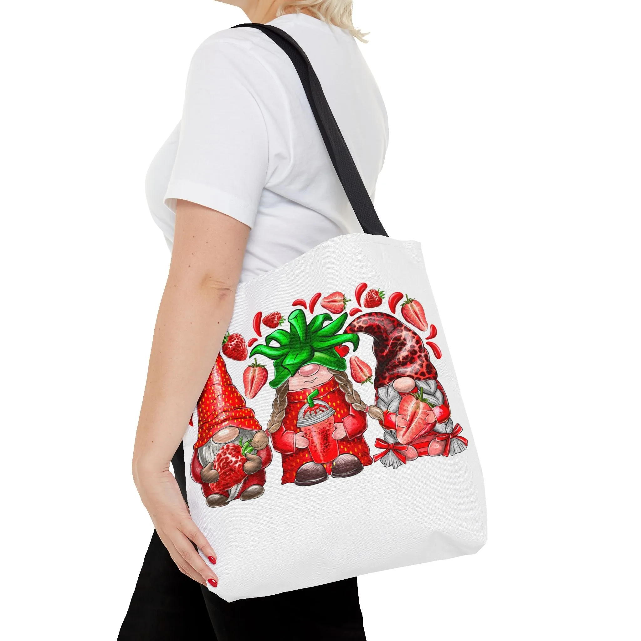 Strawberry Gnomes Tote Bag