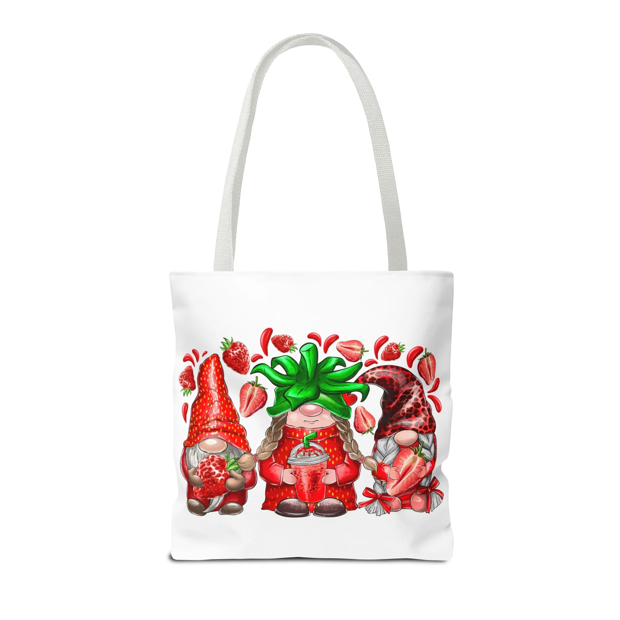Strawberry Gnomes Tote Bag