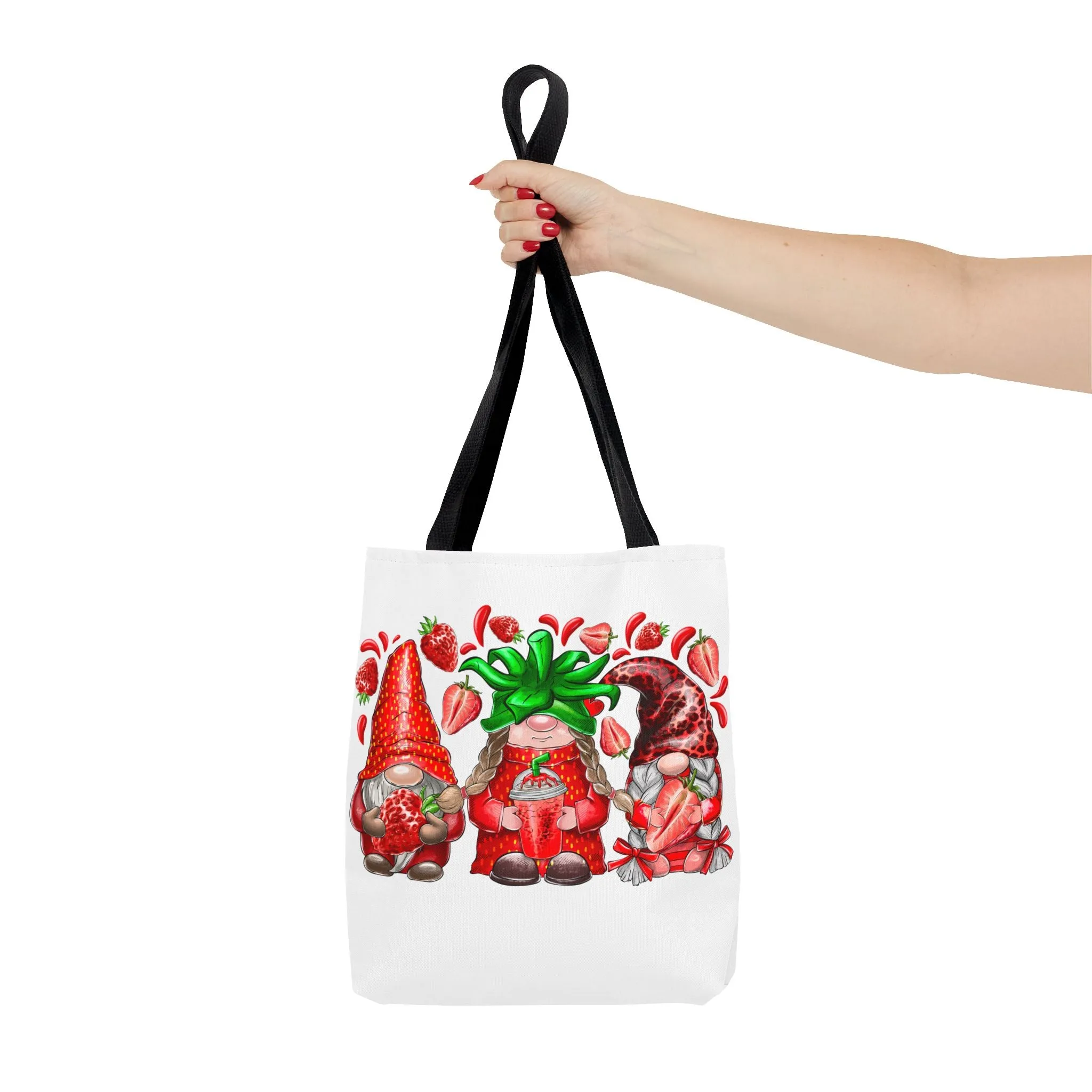 Strawberry Gnomes Tote Bag