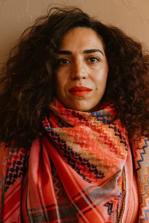Strawberry Slush Kuffiyeh Scarf