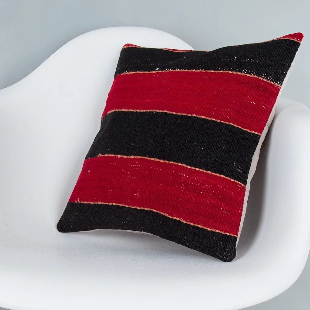 Striped Multiple Color Kilim Pillow Cover 16x16 7472