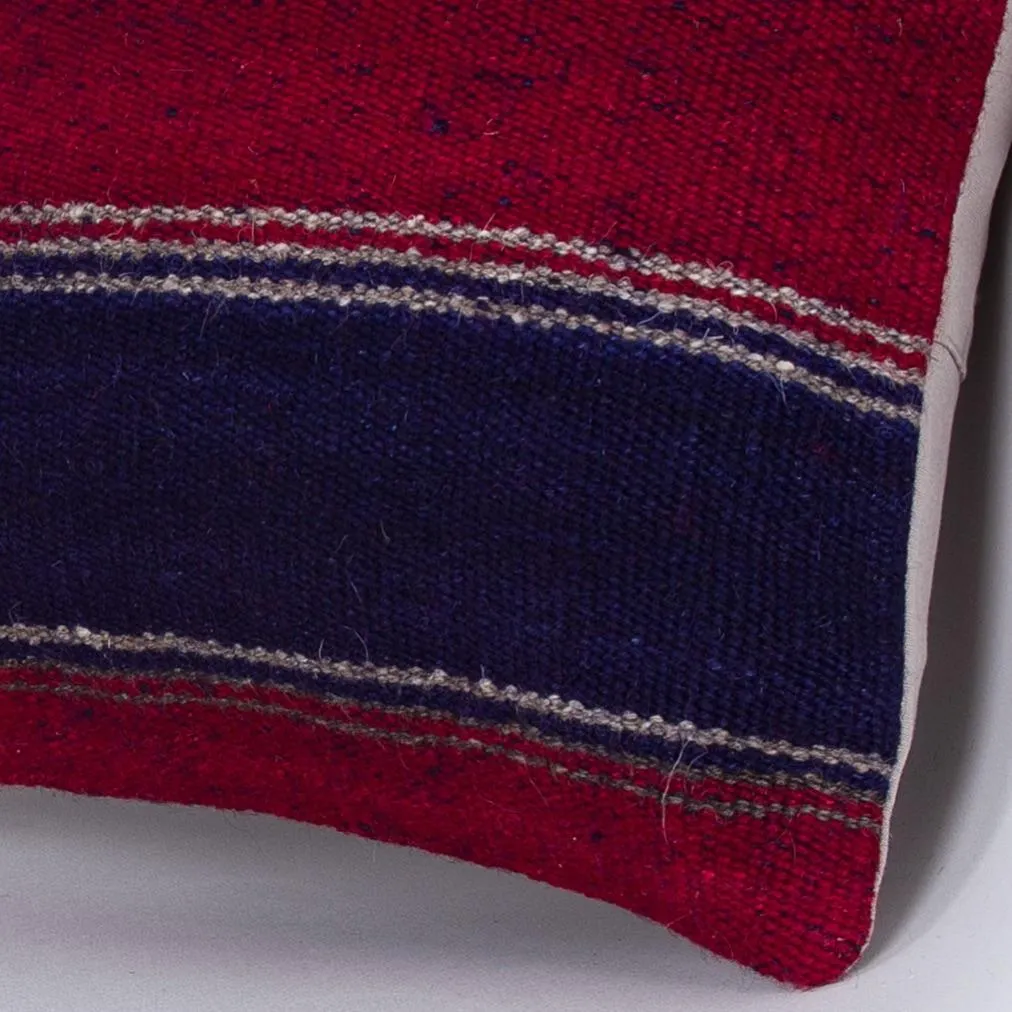 Striped Multiple Color Kilim Pillow Cover 16x16 7564