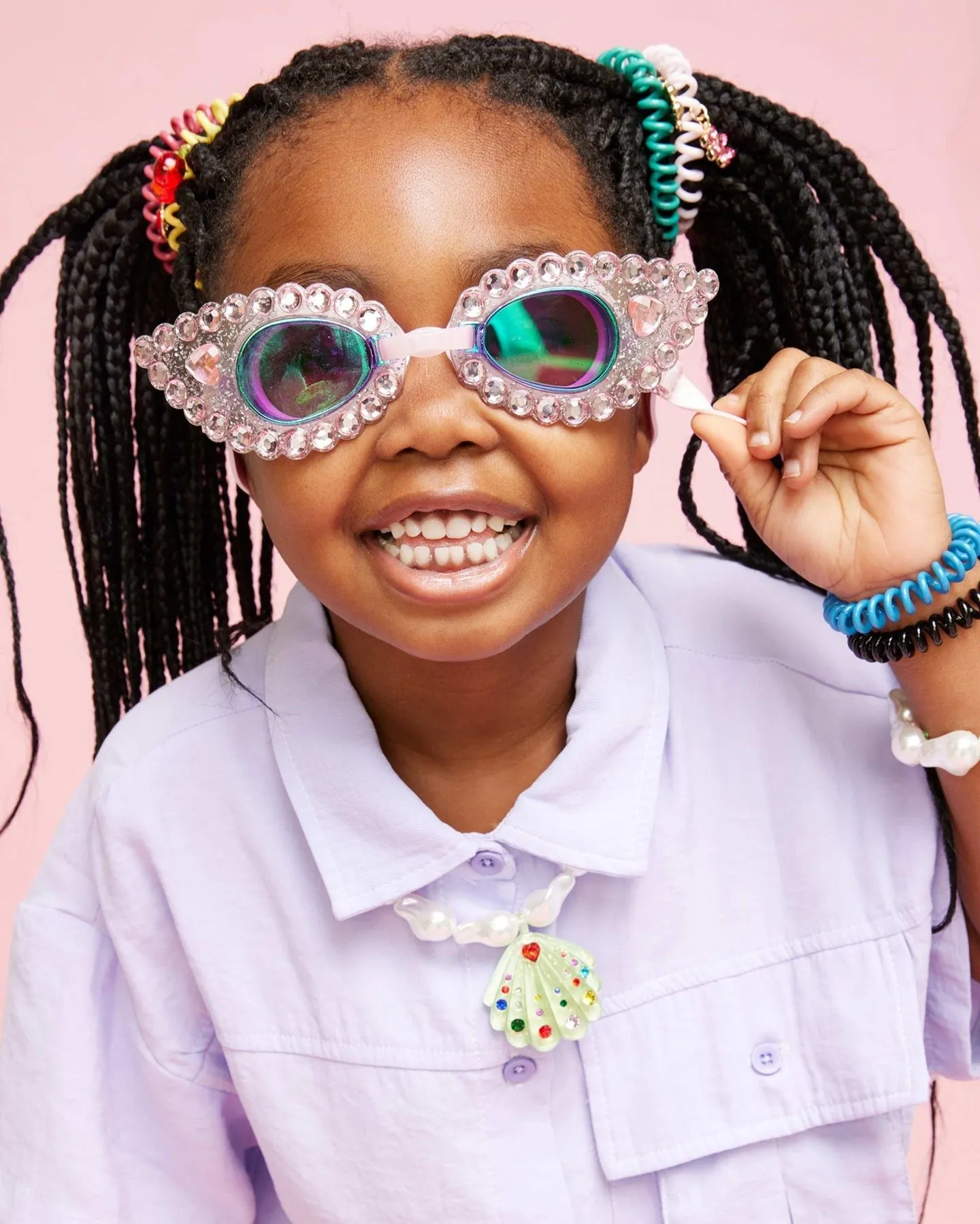 Super Smalls Pink Splash Goggles
