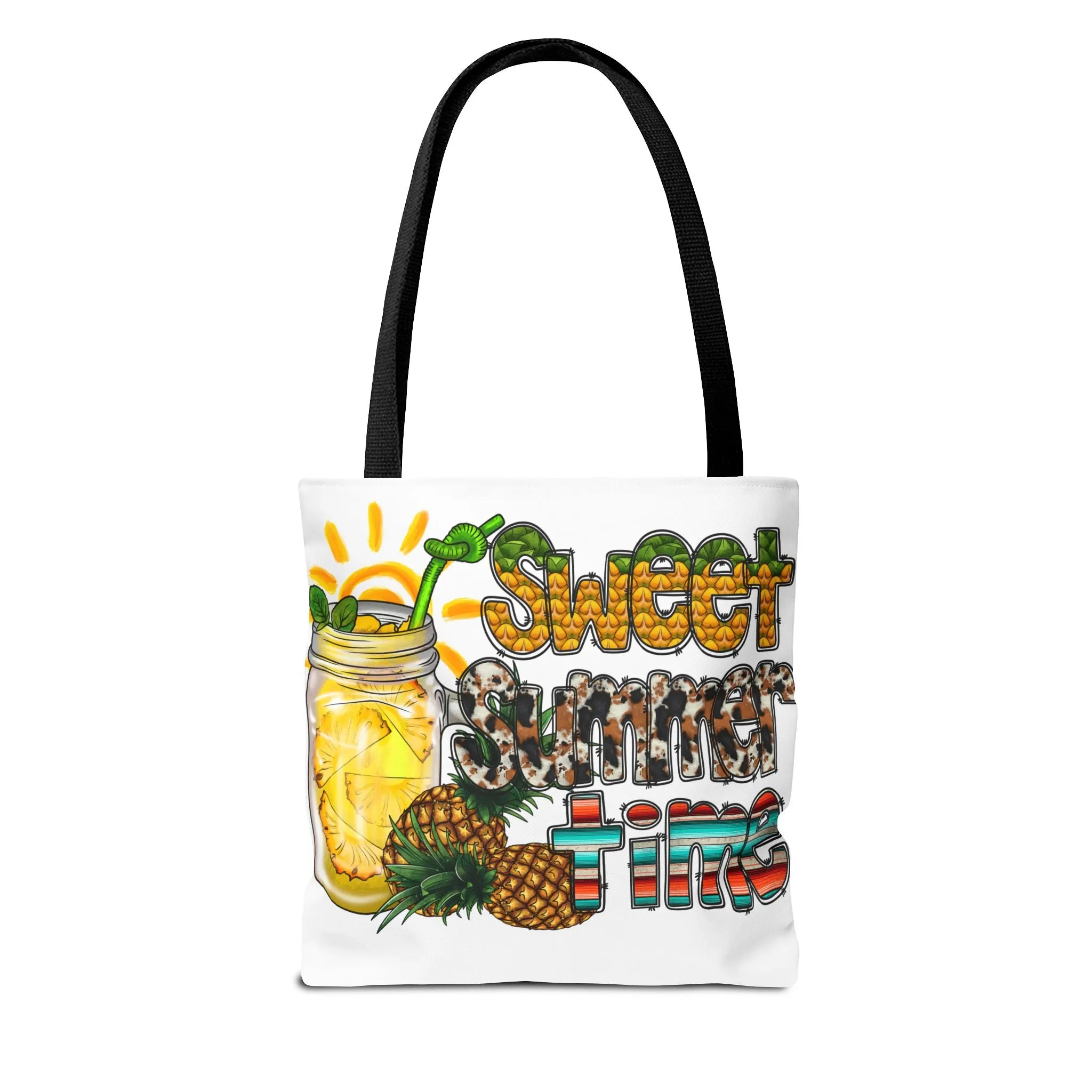 Sweet Summer Time Pineapple Tote Bag