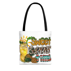 Sweet Summer Time Pineapple Tote Bag