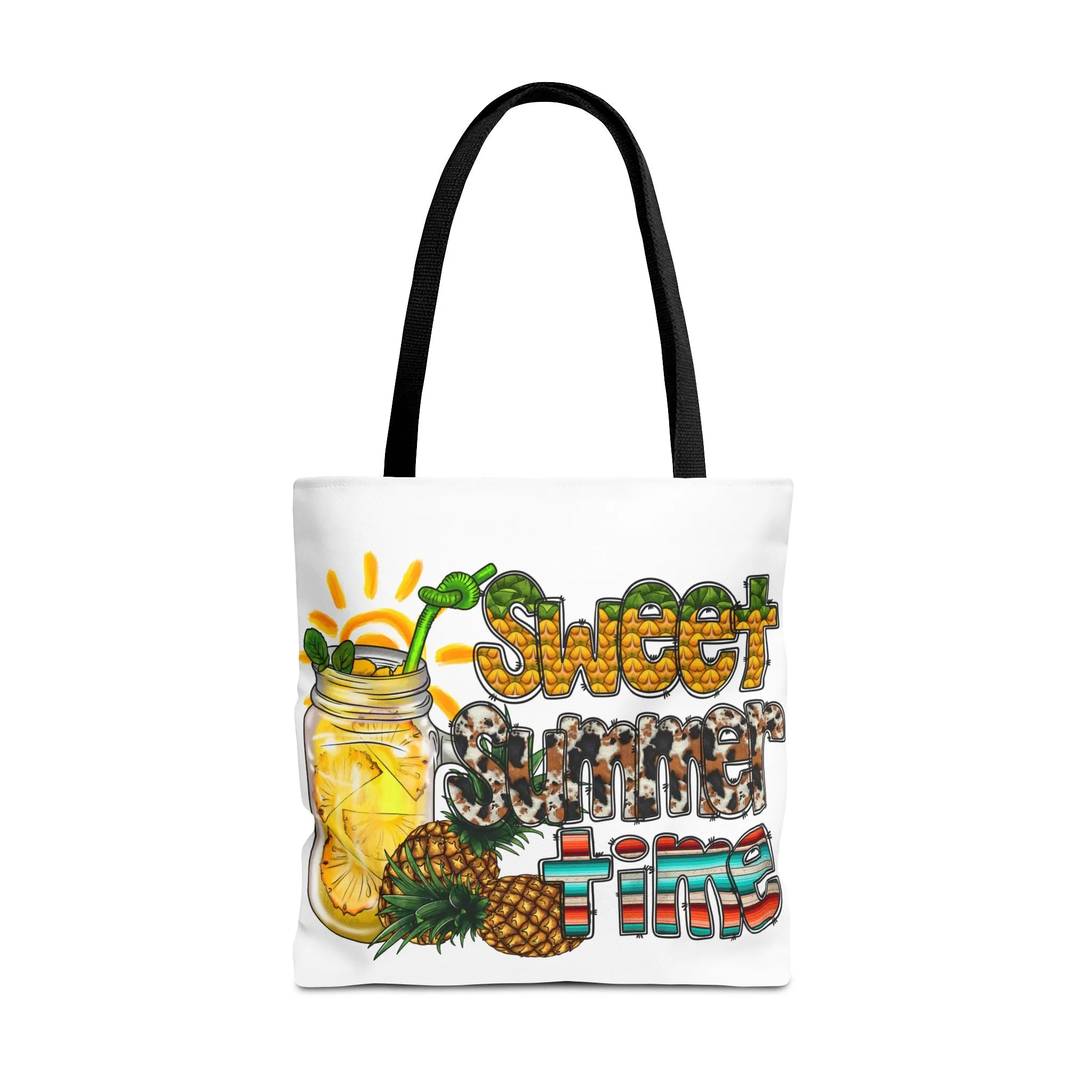 Sweet Summer Time Pineapple Tote Bag