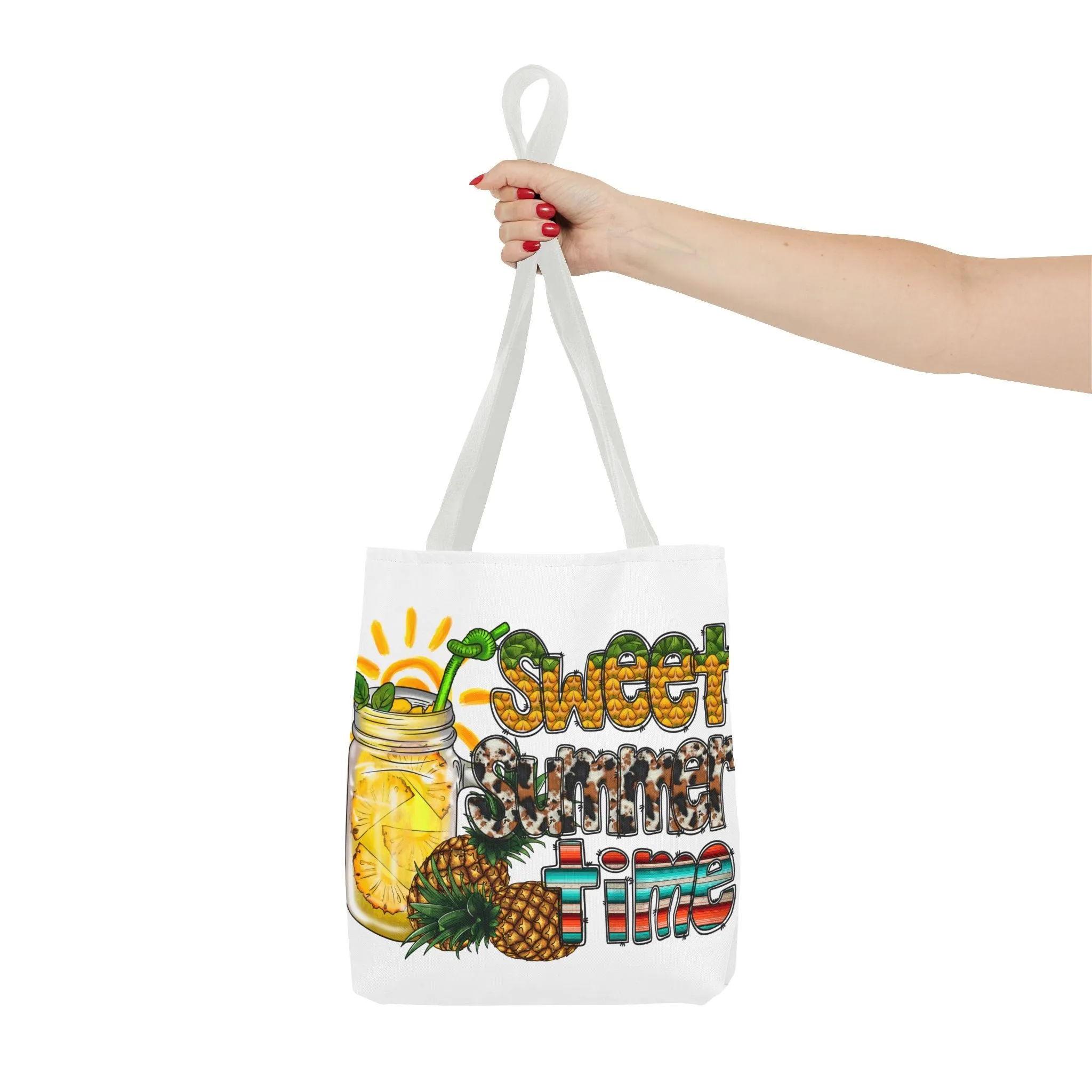 Sweet Summer Time Pineapple Tote Bag