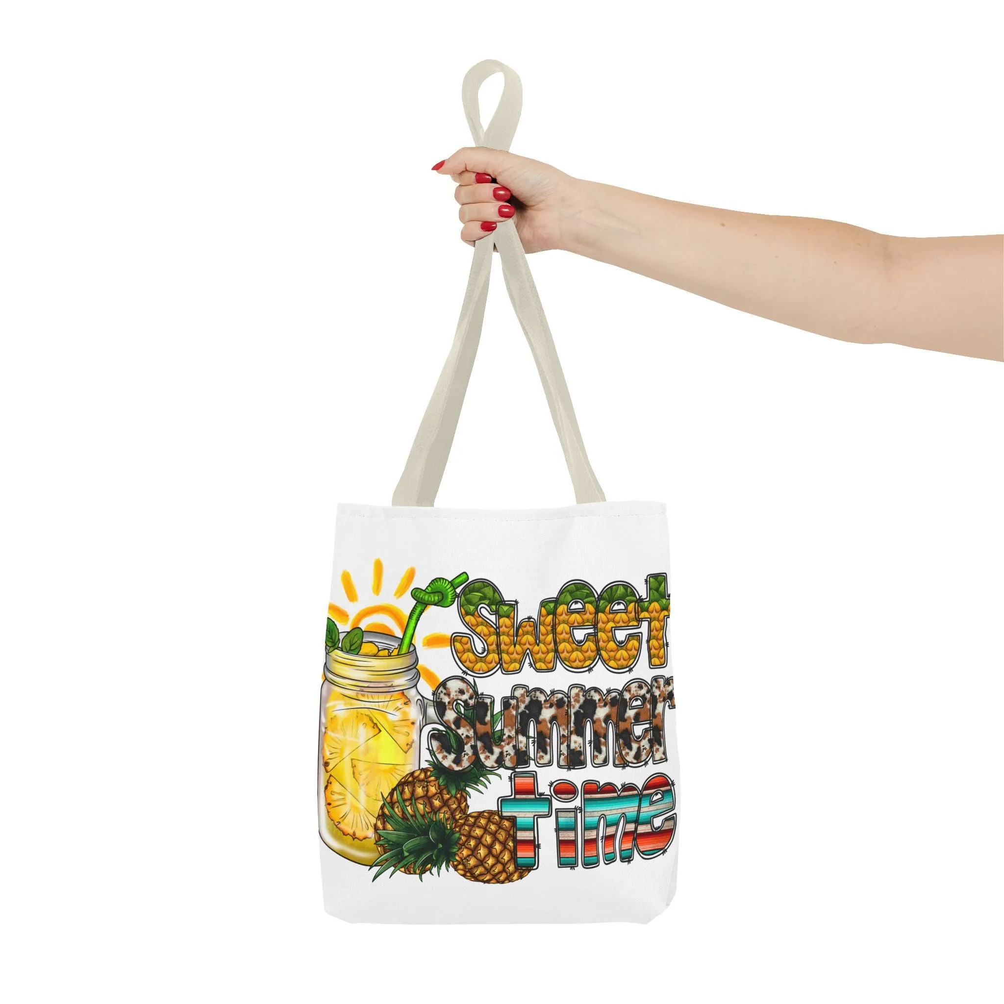 Sweet Summer Time Pineapple Tote Bag