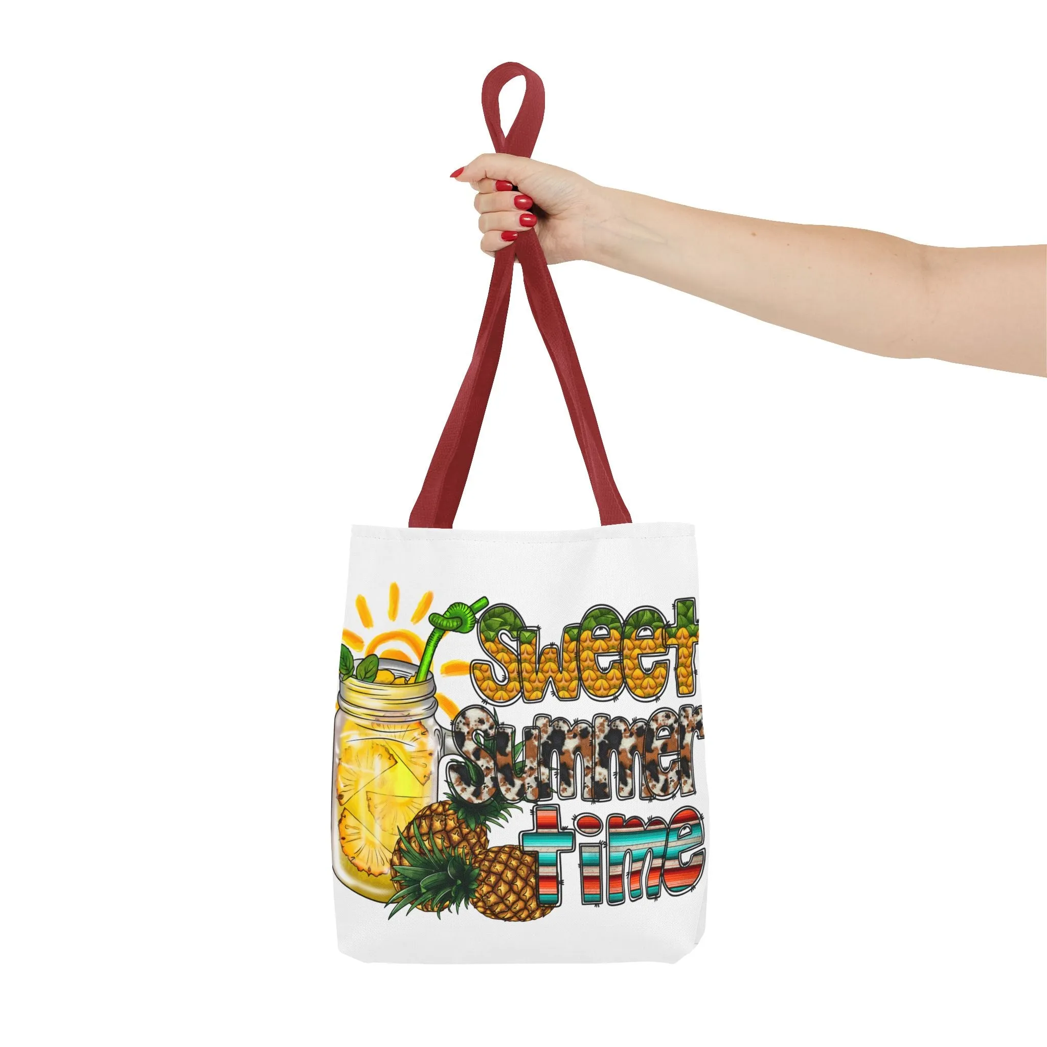 Sweet Summer Time Pineapple Tote Bag