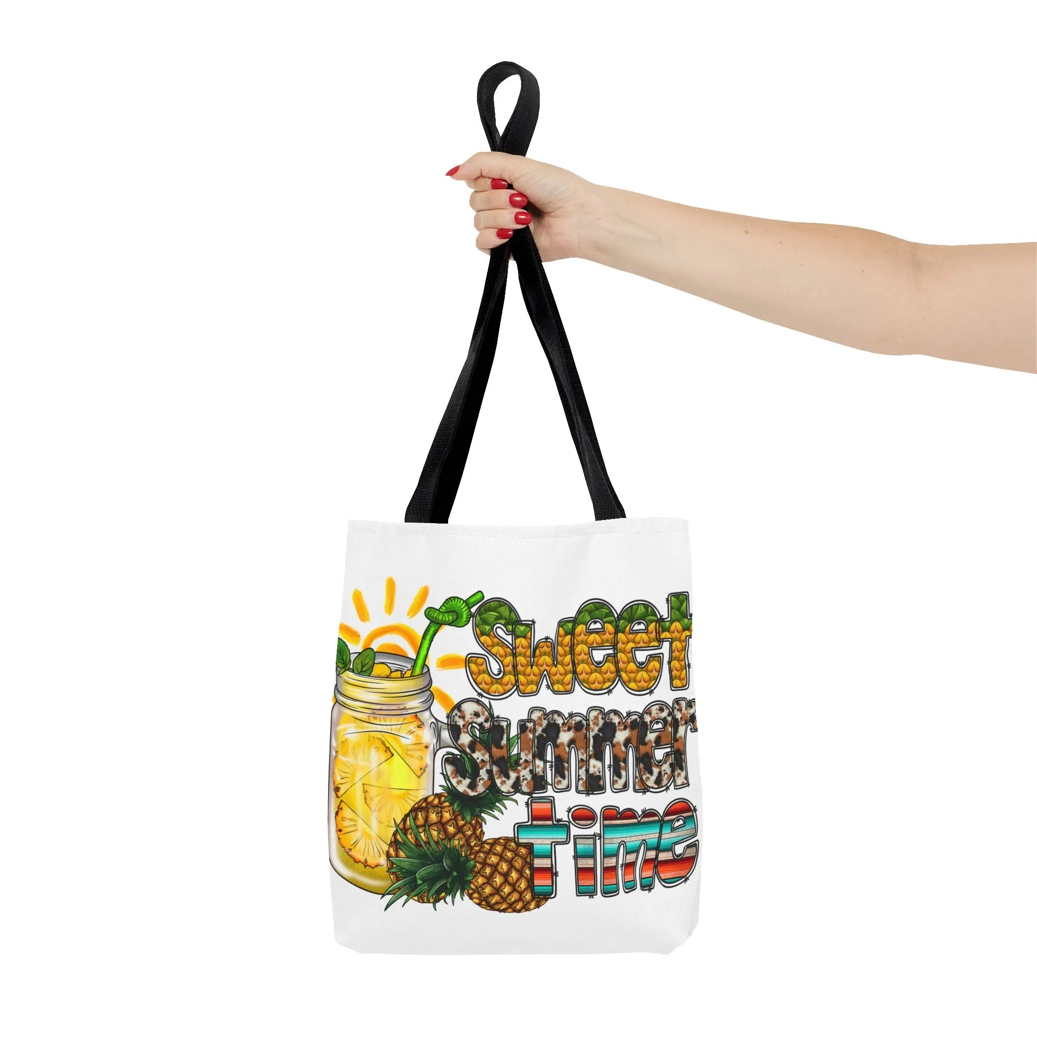 Sweet Summer Time Pineapple Tote Bag