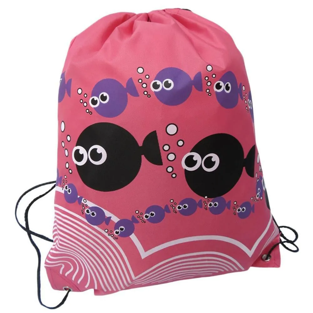 Swimming bags Drawstring Beach Bag Sport Gym Waterproof Backpack Swim Dance