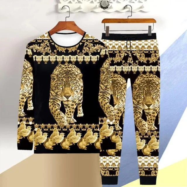 T-shirt men 3D casual suit