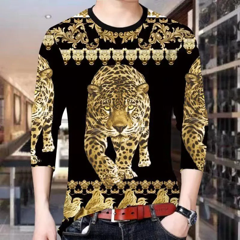 T-shirt men 3D casual suit