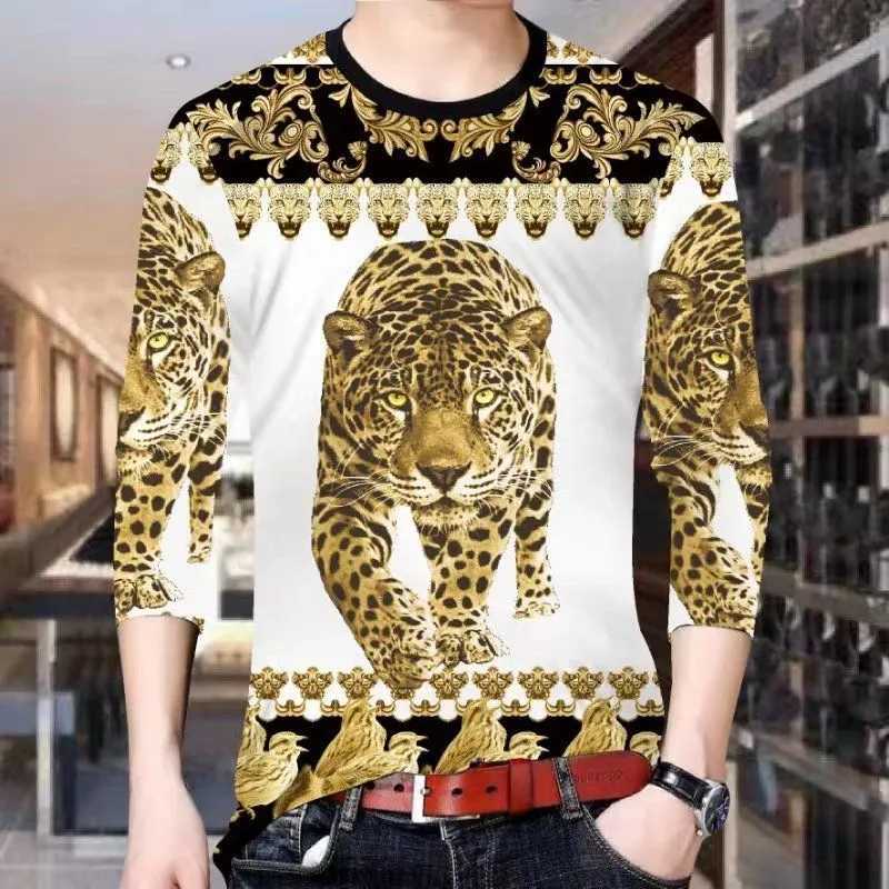 T-shirt men 3D casual suit