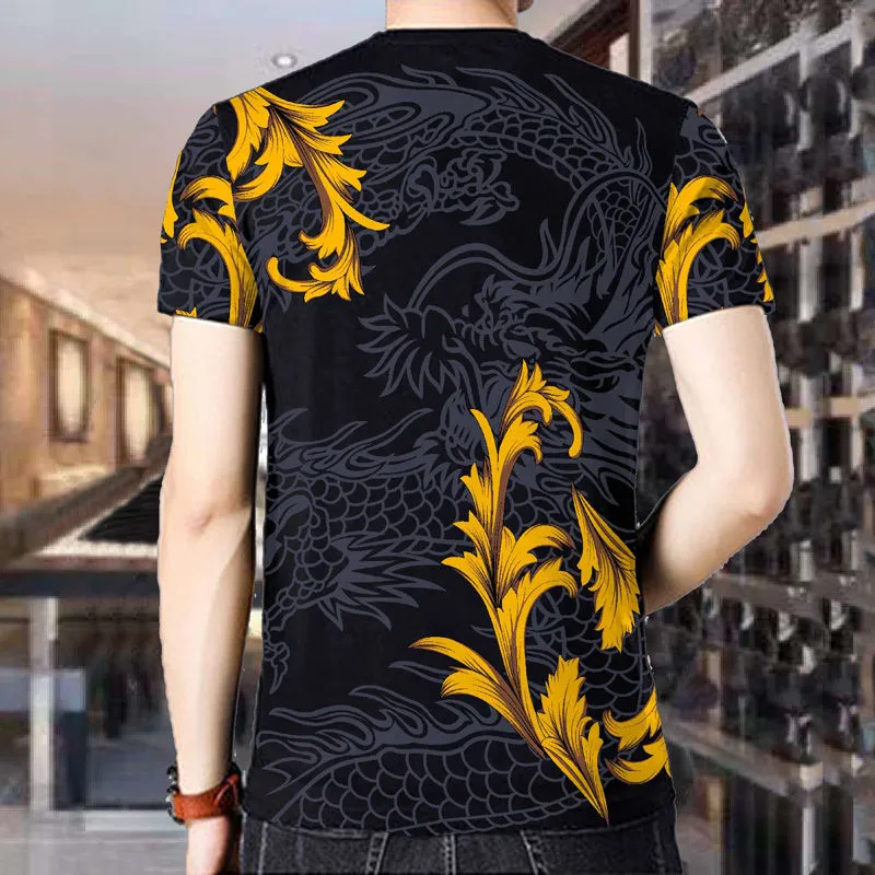 T-shirt men's suit 2-piece