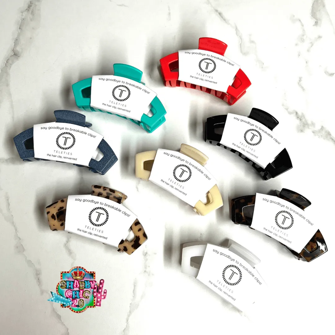 Teleties Open Hair Clips - Large