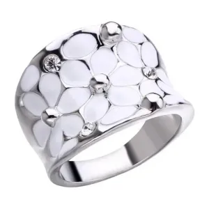 Temperament Wedding Jewellery Fashion Flower Oil Dripping Ring for Women