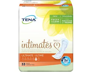 TENA Intimates Ultimate Pads Liner, Heavy 16" Bladder Control Pads, 54305 - CS/99