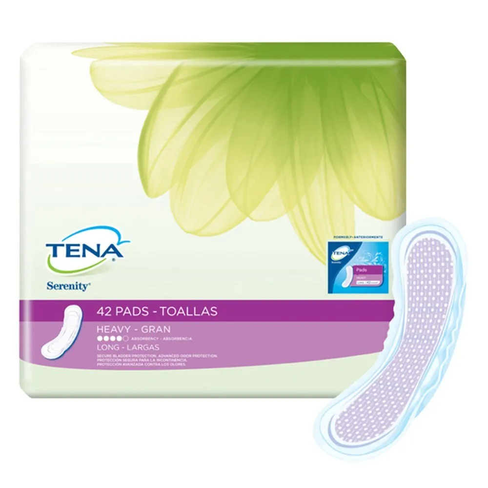 TENA Serenity Bladder Control Pads, Serenity Pads Ultra Pl, (1 CASE, 126 EACH)