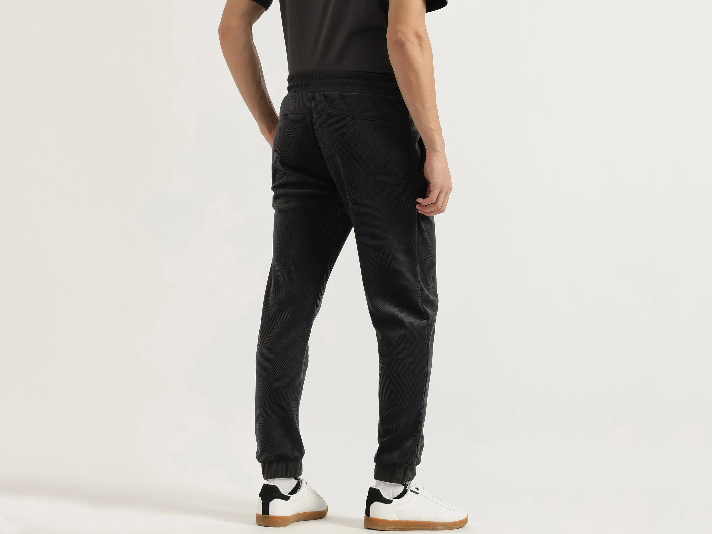 Textured Regular Fit Trackpants