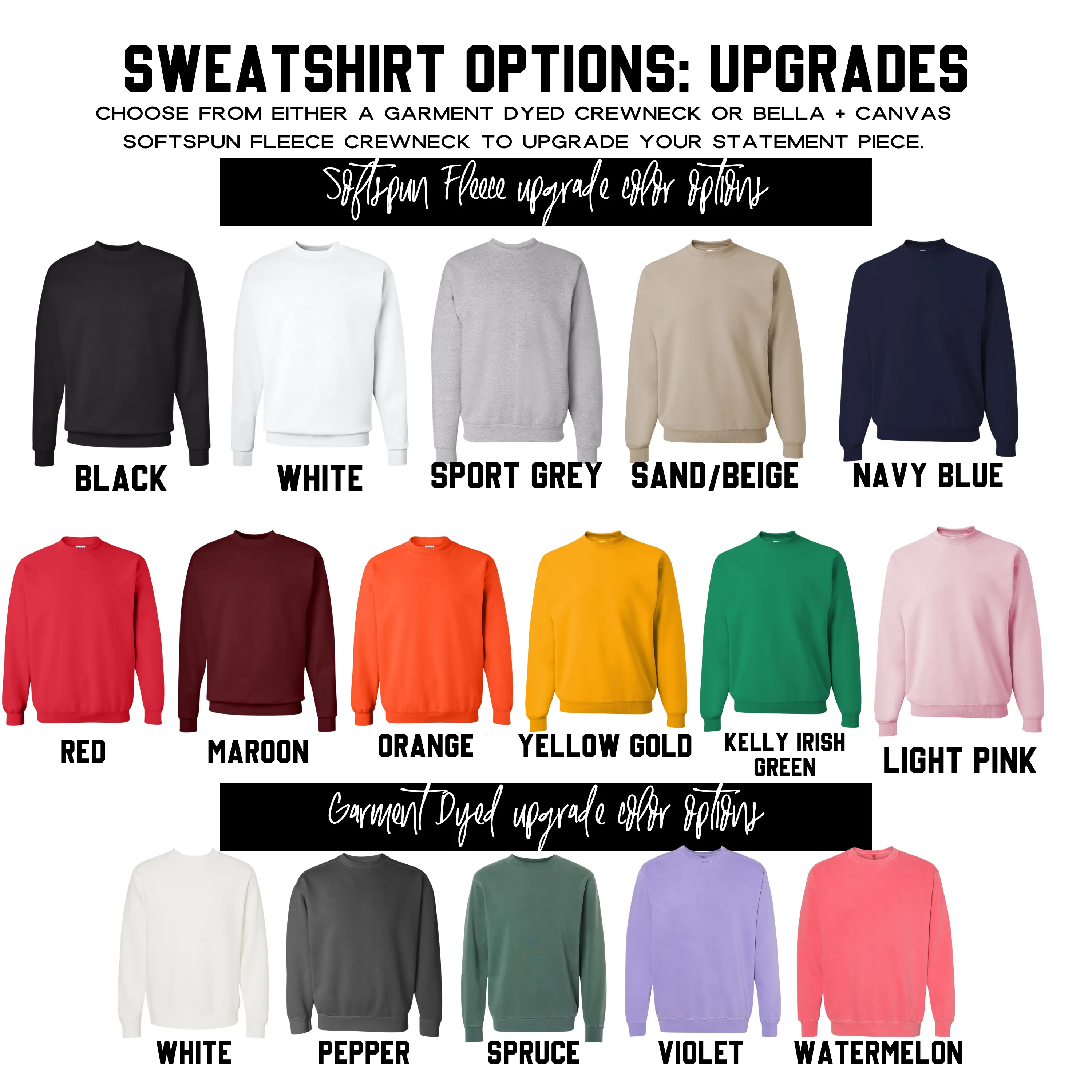 THE CHRISTINE CUSTOM CREWNECK