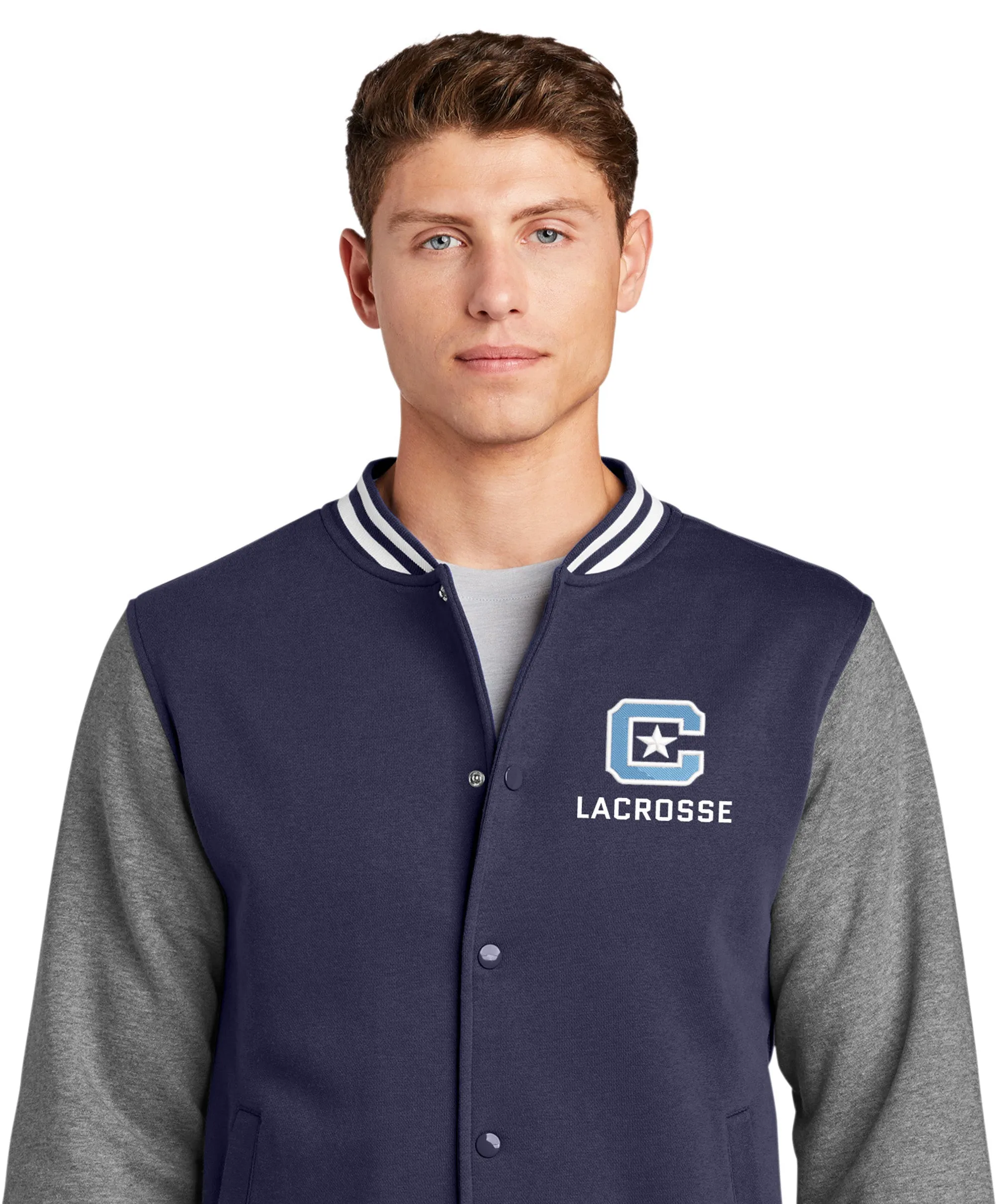 The Citadel C, Club Sports - Lacrosse, Fleece Letterman Jacket