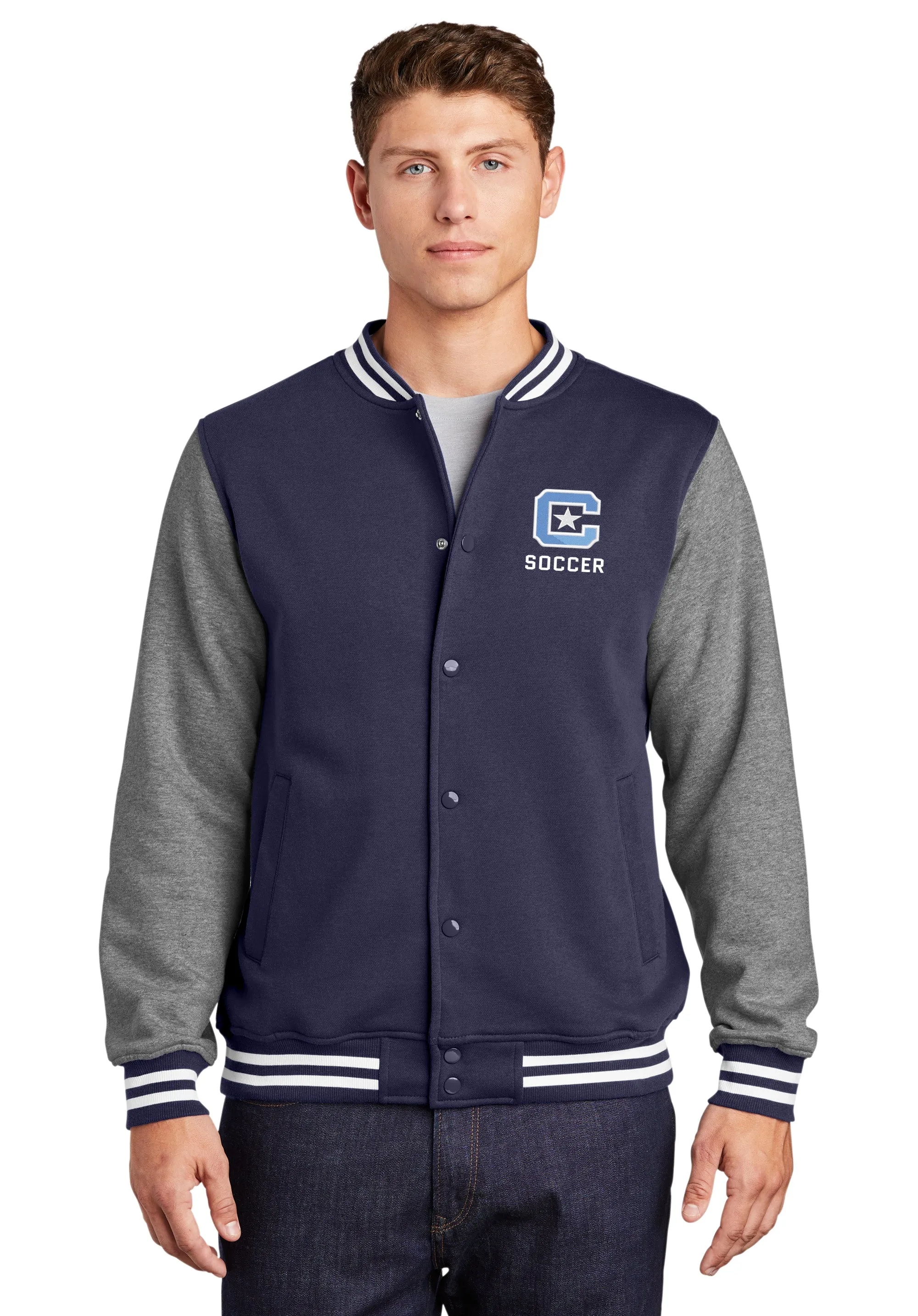 The Citadel C, Club Sports - Soccer Fleece Letterman Jacket
